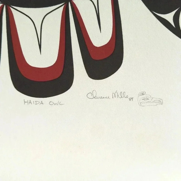 "Haida Owl" by Clarence  Mills - Picture 4 of 4